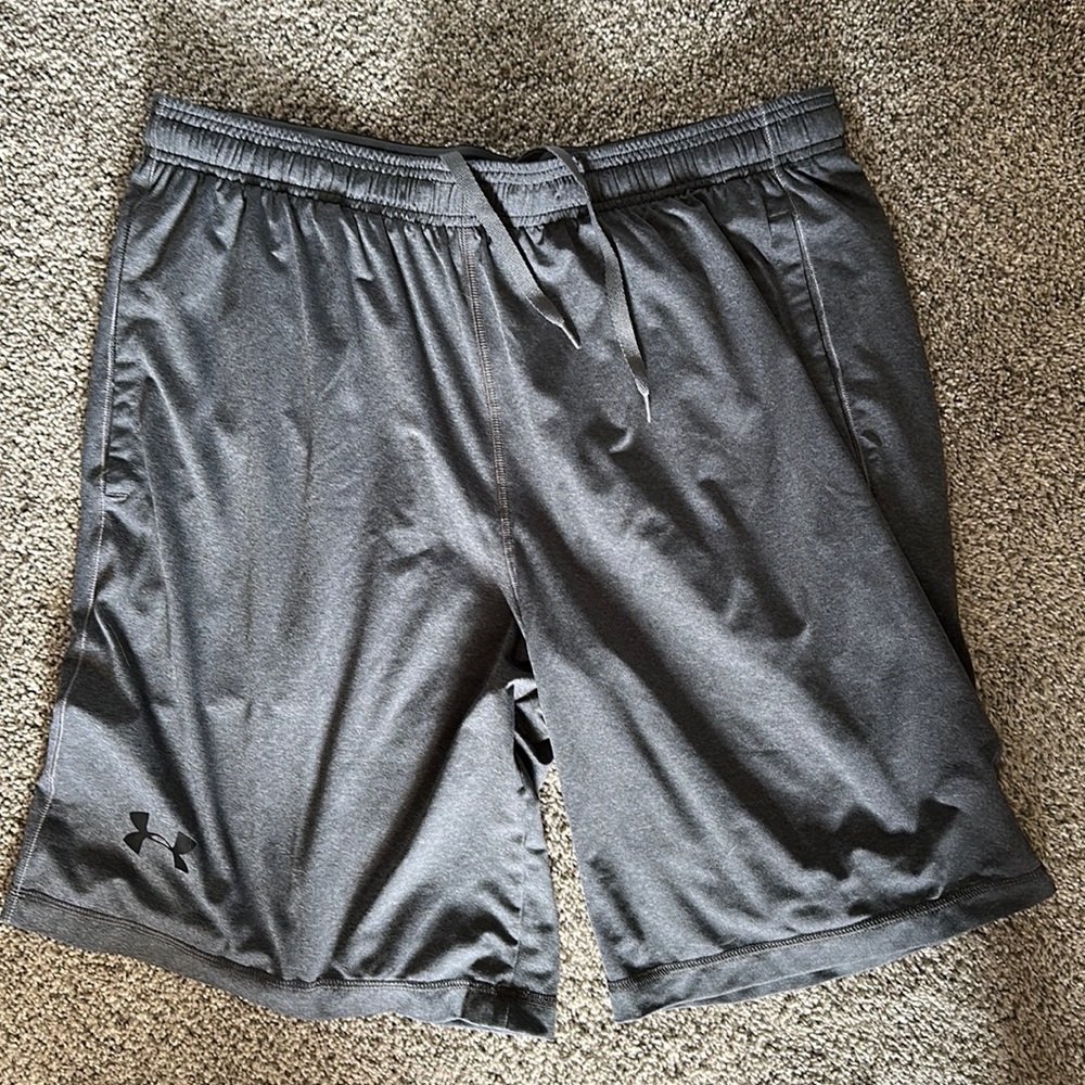 Grey shorts under armpit